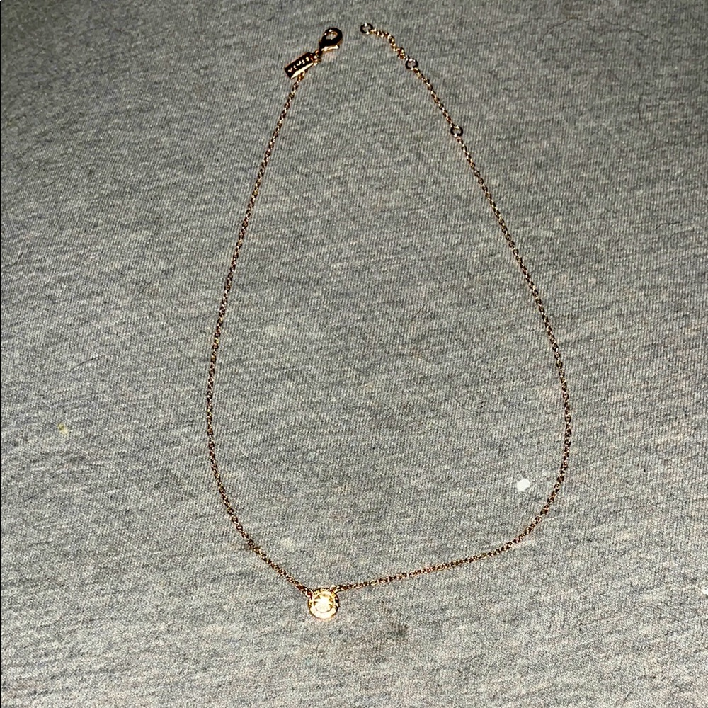 Coach Gold Necklace with Dainty Pendant